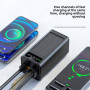Power Bank, Batterie Externe Solaire THK-DX185, 75000mAh avec Charge Rapide et Lampe LED