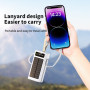 Power Bank, Batterie Externe Solaire THK-DX185, 75000mAh avec Charge Rapide et Lampe LED