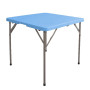Table Pliante Carrée 86 cm avec Poignée de Transport – Idéale pour Jardin, Camping et Événements