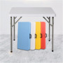 Table Pliante Carrée 86 cm avec Poignée de Transport – Idéale pour Jardin, Camping et Événements