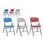 Chaise Pliante avec Dossier, Confortable, Robuste et Polyvalente