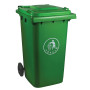 Poubelle à Déchets Mobile 240 Litres Plastic avec Roues