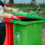 Poubelle à Déchets Mobile 240 Litres Plastic avec Roues