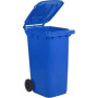Poubelle à Déchets Mobile 240 Litres Plastic avec Roues