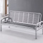 Lit Pliant Multifonction Convertible Chaise Longue, canapé en Acier Inoxydable