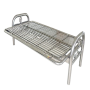 Lit Pliant Multifonction Convertible Chaise Longue, canapé en Acier Inoxydable