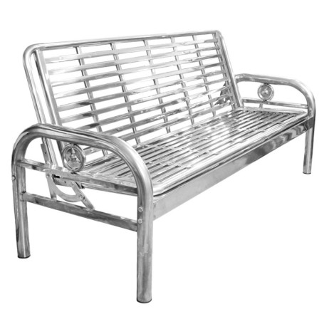 Lit Pliant Multifonction Convertible Chaise Longue, canapé en Acier Inoxydable
