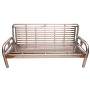 Lit Pliant Multifonction Convertible Chaise Longue, canapé en Acier Inoxydable