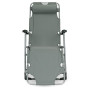Chaise Longue pliante Zero Gravity Pliante, Fauteuil Relax de Jardin, Terrasse et Camping