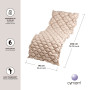Matelas anti-escarres gonflable avec compresseur CYMAM 220 W, Couleur beige