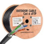 Câble réseau Outdoor Jianyé, RJ45 Cat6 SFTP, 305 m, 23AWG Cuivre Pur, 10 Gigabit – 750 MHz