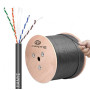 Câble réseau Outdoor Jianyé, RJ45 Cat6 SFTP, 305 m, 23AWG Cuivre Pur, 10 Gigabit – 750 MHz