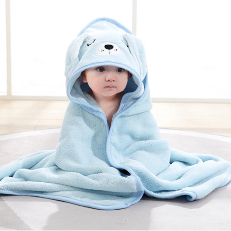 Serviette de Bain en Coton pour Enfants, de 25 mois à 6 ans, 100% coton