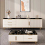 Ensemble Table Basse et Meuble TV de Luxe BML UL-Nora26NCF005 pour Salon