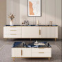 Ensemble Table Basse et Meuble TV de Luxe BML UL-Nora26NCF005 pour Salon