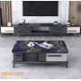 Ensemble Table Basse et Meuble TV de Luxe BML UL-Nora26NCF005 pour Salon