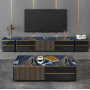 Ensemble Table Basse et Meuble TV de Luxe BML UL-26NCF010 pour Salon