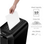 Destructeur de Documents Fellowes Powershred LX65, 10 Feuilles, Coupe Croisée