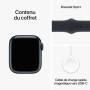Apple Watch Series 9 GPS + Cellular 41 mm Aluminium – Bracelet Sport Minuit