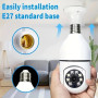 Ampoule Caméra De Surveillance Calus E27PRO-4G 360°, 4G LTE Caméra Intelligente À Douille