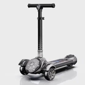 Scooter, Trottinette pour Enfant Pliable BW HW802 À 3 Roue, Hauteur Réglable