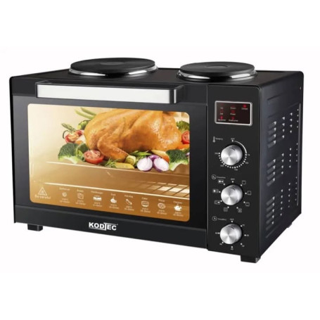 Four Électrique avec Double Plaque de Cuisson BML 45 Litres 1700W, Cuisine domestique et familiale