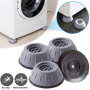 Pack de 4 Coussinets stabilisateurs anti-vibration pour machine à laver, réduction du bruit et protection du sol