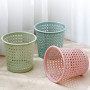 Poubelle, Corbeille à Papier en Plastique Menthe 13 Litres, Perforée pour Bureau, Cuisine et Salle de Bain