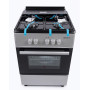 Cuisinière à Gaz MAXI F6B40G2 (60x60 cm), (4 feux, Four à Gaz avec brûleurs supérieur et inférieur