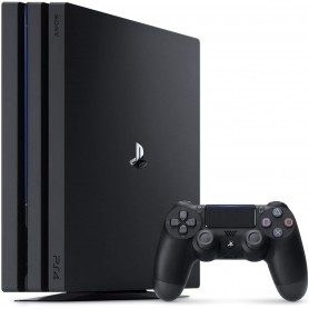 Sony PlayStation 4 Pro 1 To, Avec 1 manette sans fil DUALSHOCK 4 V2, 4K, Châssis G, Noir