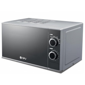 Micro-ondes SPJ MWSLU-20L003 – 20 Litres, 700 W, Décongélation, Commandes Mécaniques