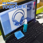 Kit de Nettoyage Écran 3 en 1, Spray Nettoyant, Chiffon Microfibre et Brosse pour PC, TV, Smartphone et Tablette