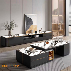 Meuble TV & Table Basse BML-F0922 – Élégance et Fonctionnalité pour un Salon Moderne