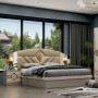 Ensemble de Chambre à Coucher de Luxe Forliforma BS-019-KD304 – Lit King/Queen Extensible avec Rangement