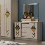 Ensemble de Chambre à Coucher de Luxe Forliforma BS-019-KD304 – Lit King/Queen Extensible avec Rangement