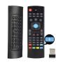 Télécommande Vocale Intelligente MX3 Air Mouse Sans Fil 2.4G avec Récepteur USB pour Android, Windows, Linux et TV Box