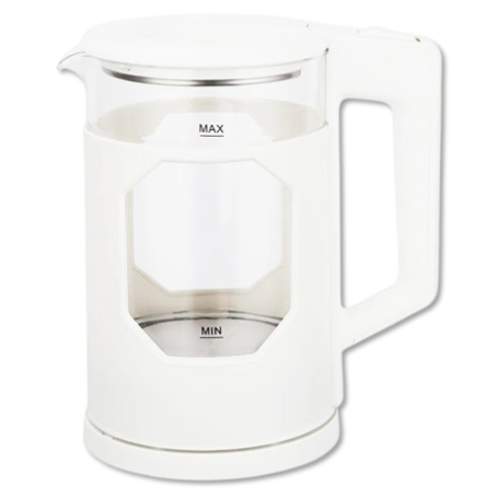 Bouilloire Électrique VKA en Verre Borosilicate, 2 Litres, 1500 W