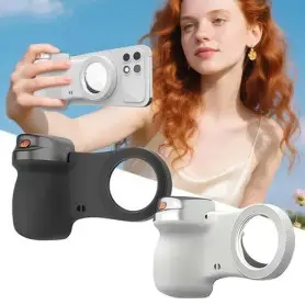 Support Poignée Sans Fil pour Smartphone, Grip Ergonomique Portable pour Photo et Vidéo