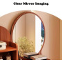 Coiffeuse Moderne avec Miroir et Tabouret, 4 Tiroirs, 3 Étagères – 80 × 40 × 132 cm