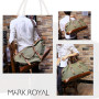 Sac de Voyage AutumnDeer en Toile et Cuir, Grande Capacité, Marron