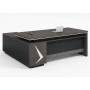 Bureau de Direction en Forme de L, Bureau Exécutif Moderne de Luxe,160 cm