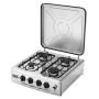 Cuisinière à Gaz Portable WINNING STAR ST-9658, Plaque de Cuisson 4 Brûleurs en Acier Inoxydable