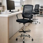 Chaise de Bureau Exécutive Ergonomique M-232 Fauteuil Pivotant, hauteur Réglable avec Appui-tête