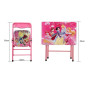 Ensemble Table et Chaise d'Étude pour Enfant, Bureau Réglable avec Motifs Dessins Animés
