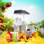 Distributeur de Jus Commercial Double Bac, 32 litres, Réfrigéré en Acier Inoxydable