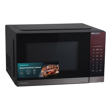 Four à Micro-ondes Hisense HMMG4211DSVG 42 Litres, 1500 W avec Grill, Noir Miroir