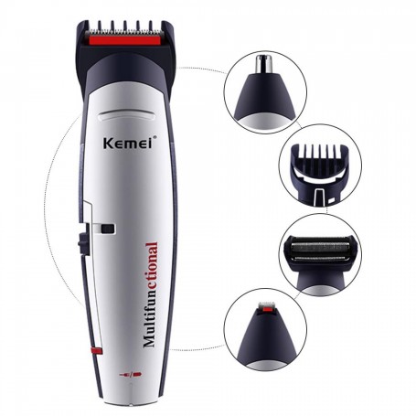 Tondeuse cheveux électrique portable homme, multifonction, 5 en 1 - KEMEI KM-560