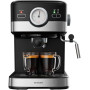 Machine à Expresso SILVERCREST SEM 1100 C3 – 15 Bars, 1100 W, Réservoir 1,5 L & Mousseur à Lait