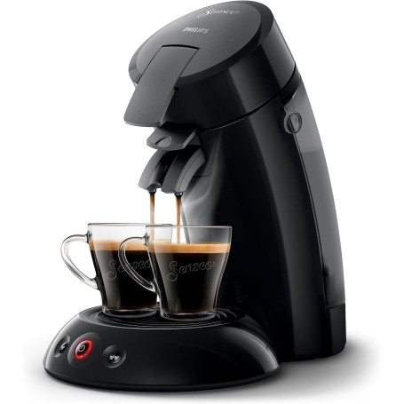Machine à Café à Dosettes Philips Senseo Original HD6553/67 – 0,7 L, 2 Tasses Simultanées