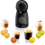 Machine à café Capsules KRUPS, 15 Bars, Nescafé Dolce Gusto Piccolo XS KP1A35, Pack 48 Capsules – Noir